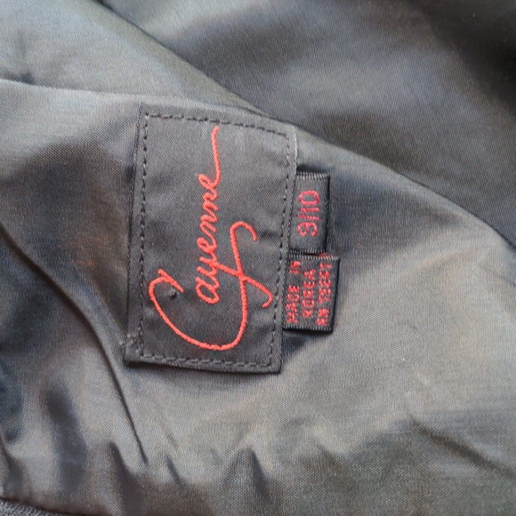 Cayenne Vintage black leather skirt - Picture 5 of 8